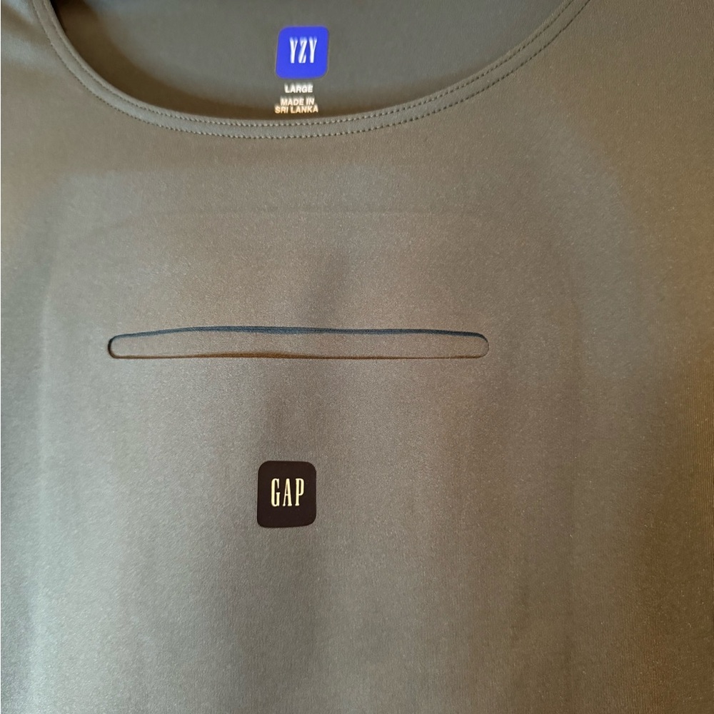 YZY Yeezy Gap 75 LS Crewneck Green Size L NEW Kanye Womens - Picture 2 of 7